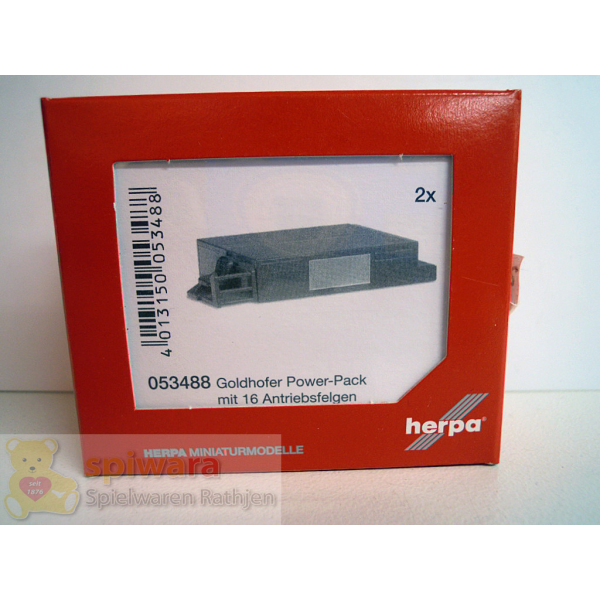 Herpa Goldhofer Powerpack blau (053488)