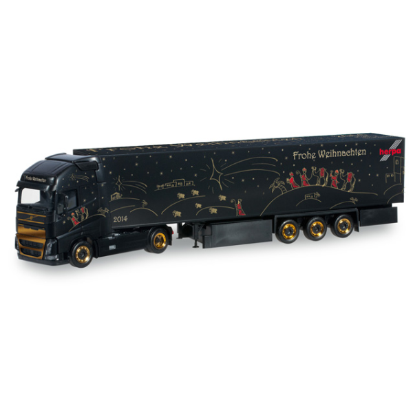 Herpa Volvo FH16 Koffersattelzug Weihnachten 2014 (303941)
