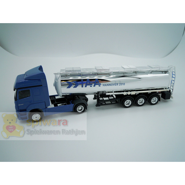 Herpa Mercedes-Benz Axor 10 Chromtank-Sattelzug "IAA 2010" (297899)