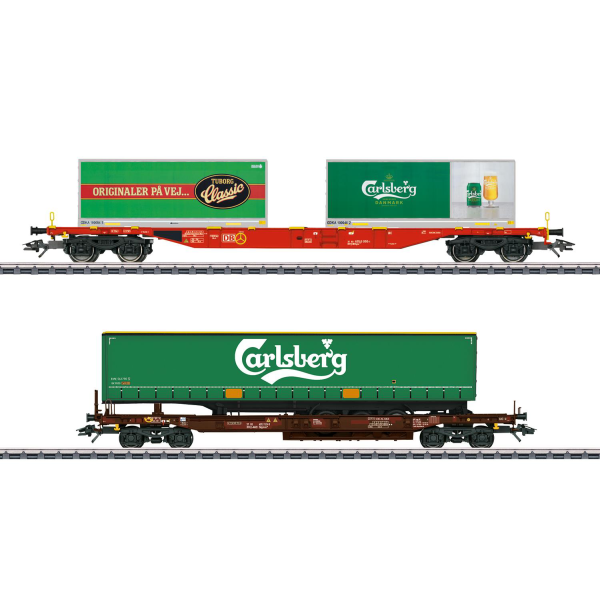 Märklin KLV-Güterwagenset "Carlsberg und Tuborg" (47109)