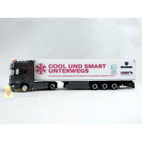 Herpa Scania R 13 TL K&uuml;hlkoffer-Sattelzug &quot;Trucker-Babe Christina Scheib&quot; Bayern/Gmund am Tegernsee) (942881)