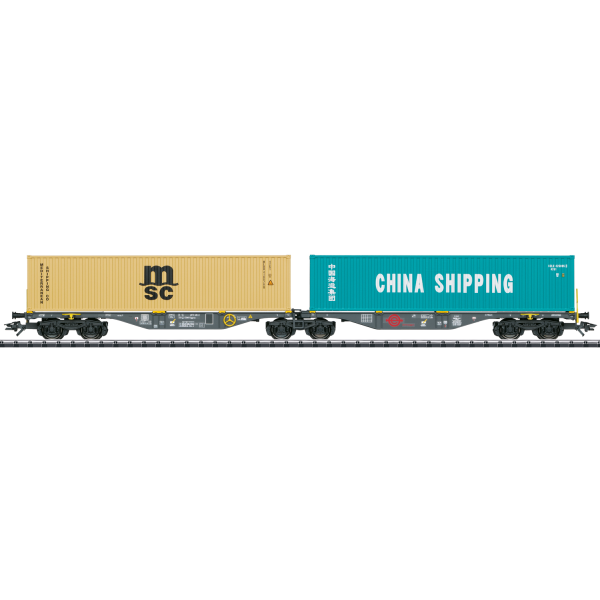 Trix Doppel-Containertragwagen Sggrss 80 (24803)
