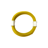 10 Meter gelb Miniaturkabel Litze flexibel LIVY 0,04mm²