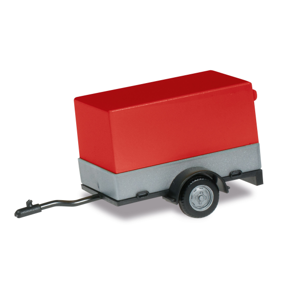 Herpa PKW-Anhänger, rot (051576-004)