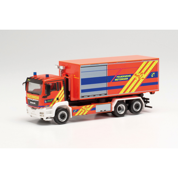 Herpa MAN TGS XL Wechsellader-LKW „Feuerwehr Metzingen“ (096768)