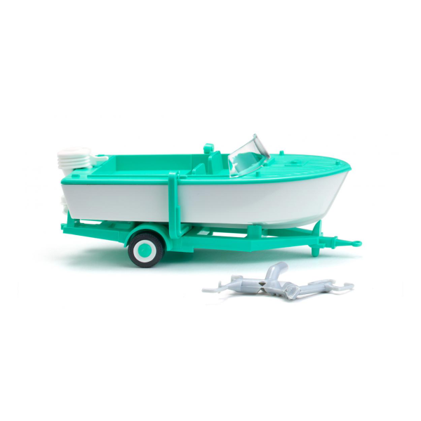 Wiking Motorboot auf Anhänger - (009503)