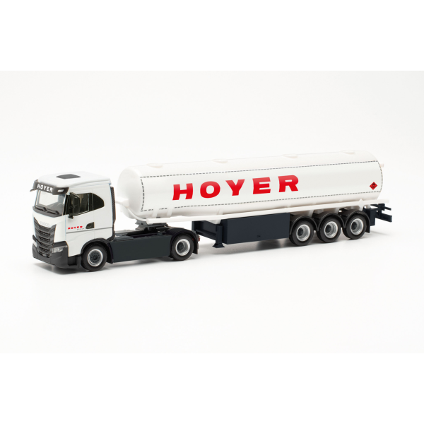 Herpa LKW Iveco S-Way ND Benzintank-Sz Hoyer (315982)