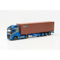 Herpa Volvo FH Gl. XL 2020 Container-Sattelzug...