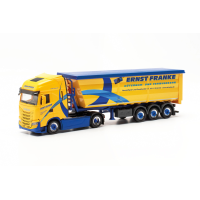 Herpa Iveco S-Way Stahlrundmulden-Sattelzug "Ernst...