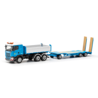 Herpa Scania R `13 Baukipper mit TU3-Anhänger...