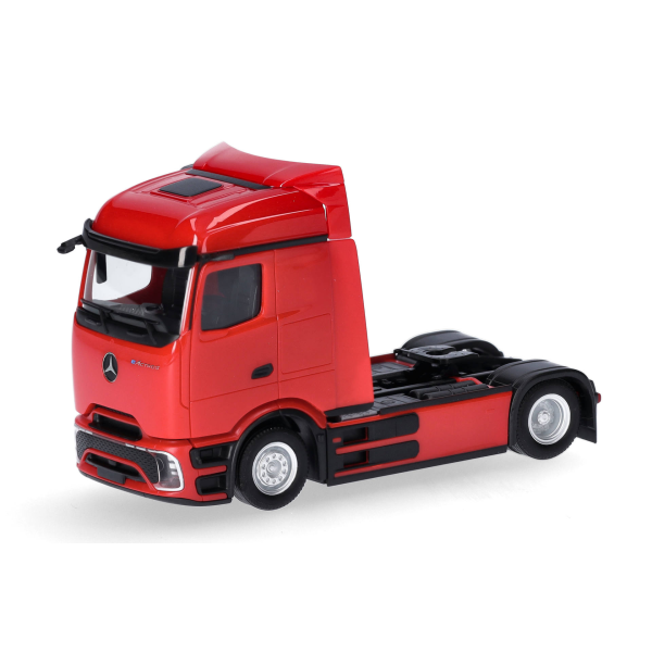 Herpa Mercedes-Benz eActros 600 Procabin Solozugmaschine 2achs, rot