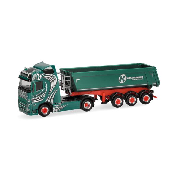 Herpa 3182525 Volvo FH GL 2020 Kipp-Sattelzug Kiefl Transporte