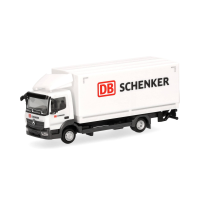 Herpa Mercedes-Benz Atego 13 Planen-LKW mit Ladebordwand...