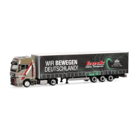 Herpa MAN TGX GX Lowlinergardinenplanen-Sattelzug...
