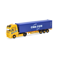 Herpa Volvo FH GL XL 2020 Container-Sattelzug...