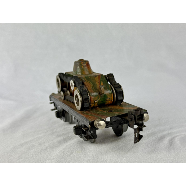 Märklin 1984/0 Plattformwagen mit Tank Spur 0 gebraucht