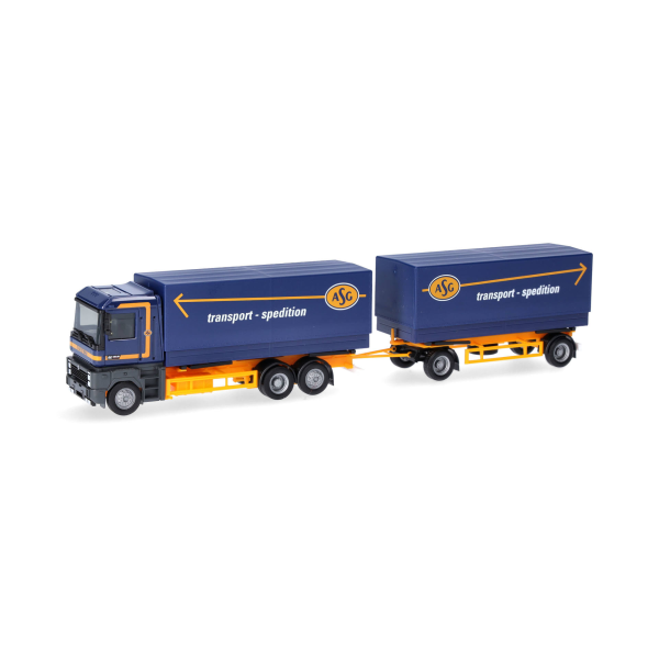 Herpa 320160 Renault AE Wechselpritschen/planen-Hängerzug "ASG"