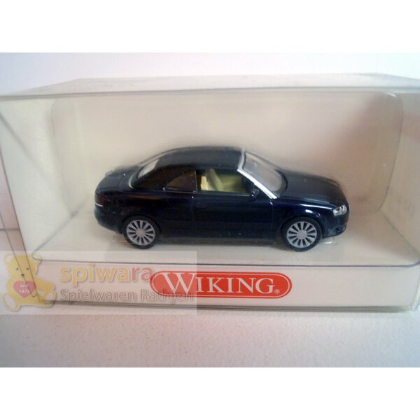 Wiking 1324030, Audi A4 Cabriolet mit Stoffdach schwarz