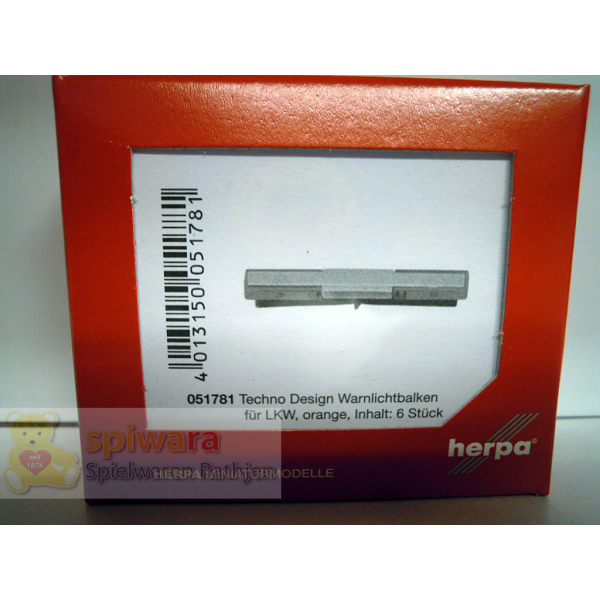 Herpa Warnanlage TD 8000 LKW, orange (051781)