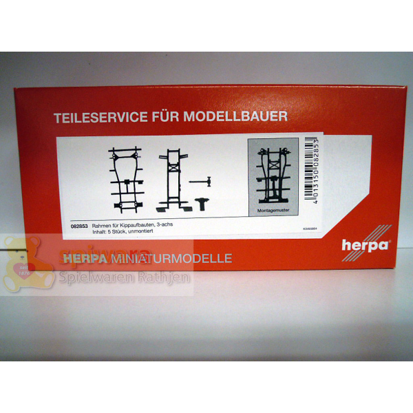 Herpa Kipprahmen f. 3a Kipper (x5) (082853)
