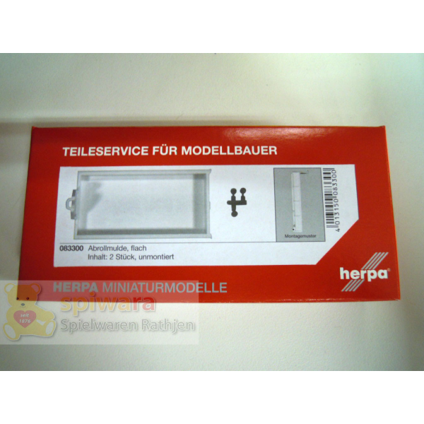 Herpa Abrollmulde 5.3m flach (083300)