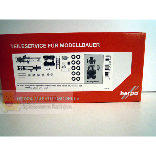 Herpa Fahrgestell Mercdes-Benz Actros 08 3-achs (083546)