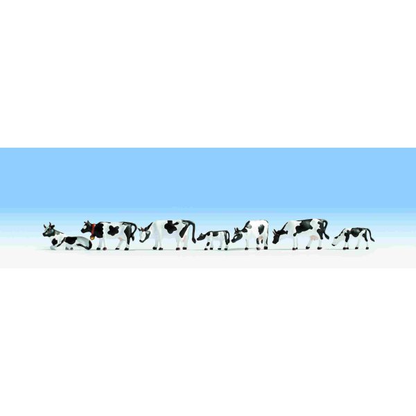 Noch Kühe, schwarz-weiß (36721)